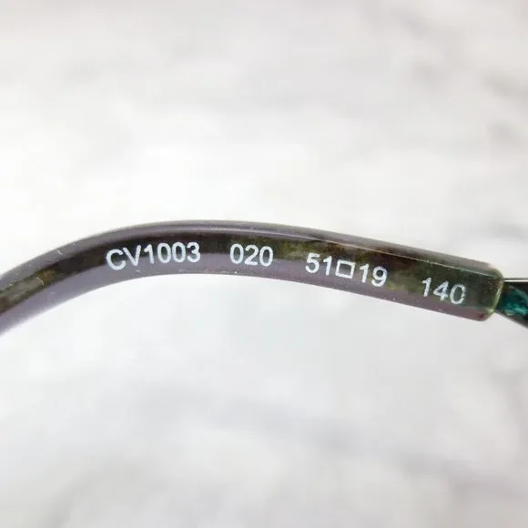 Converse CV1003 020 Eyeglasses Black Gold Round Full Rim Frames 51-19-140 - Picture 10 of 13